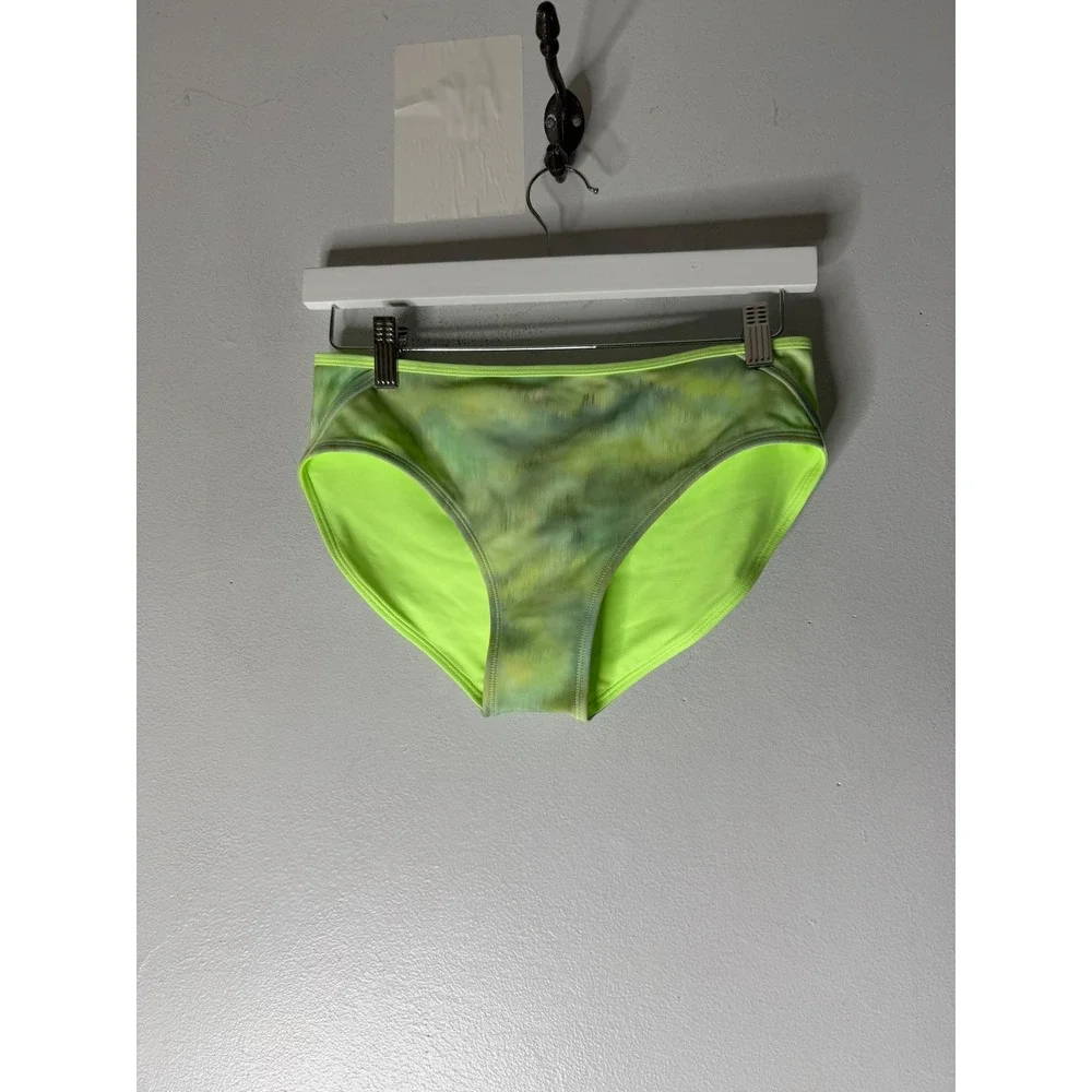 Athleta Girl Reversible Bikini Swim Bottom Green Tie-Dye (‎ XXL/16 ) NWOT